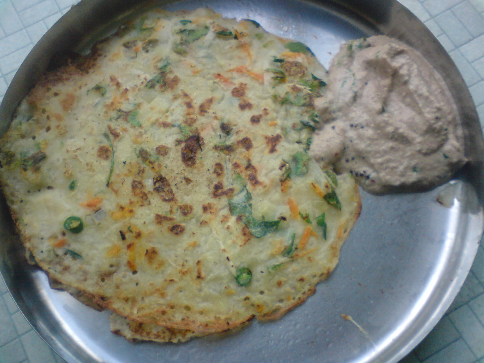 Rava Dosa and Peanut Chutney picture